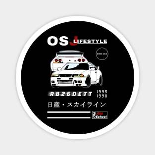 R33 OSJ LifeStyle [Black Edition] Magnet